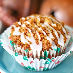 Gingerbread Eggnog Muffins