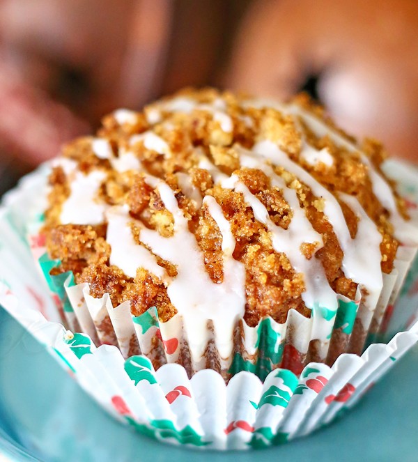 Gingerbread Eggnog Muffins