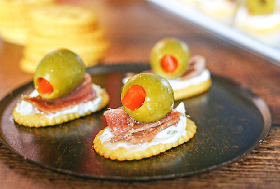 Anchovies & Olive Appetizer