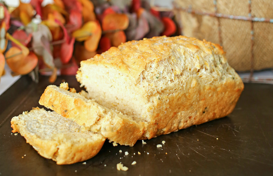 Cheddar & Chive Beer Bread