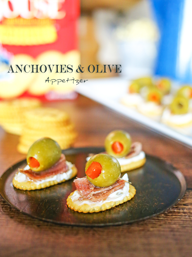 Anchovies & Olive Appetizer