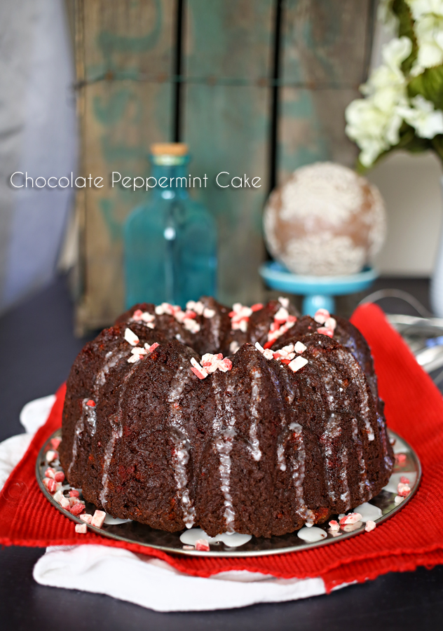 Chocolate Peppermint Cake