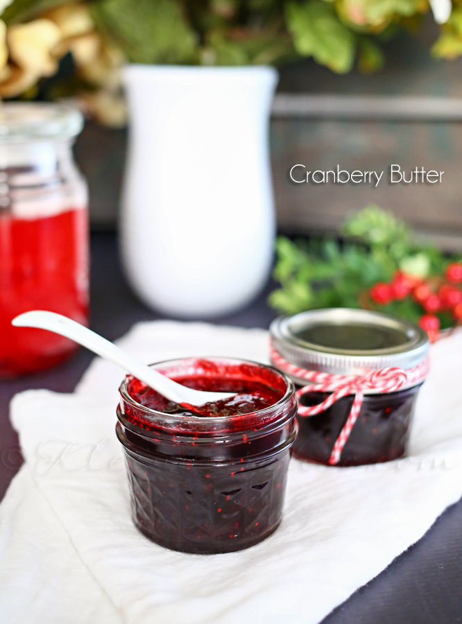 Cranberry Butter {Merry Berry Holiday Hop} - Taste of the Frontier