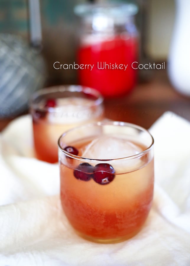 Cranberry Whiskey Cocktail