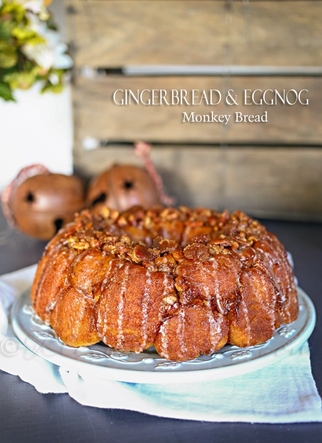 Gingerbread & Eggnog Monkey Bread
