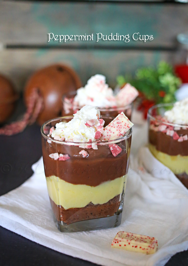 Peppermint Pudding Cups