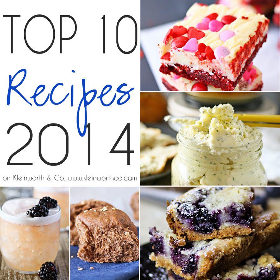 Top 10 Recipes 2014