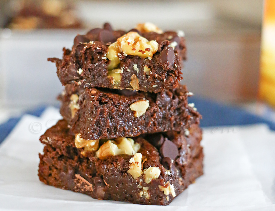 Triple Chocolate Brownies