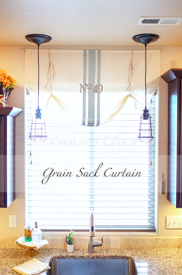 Grain Sack Curtain