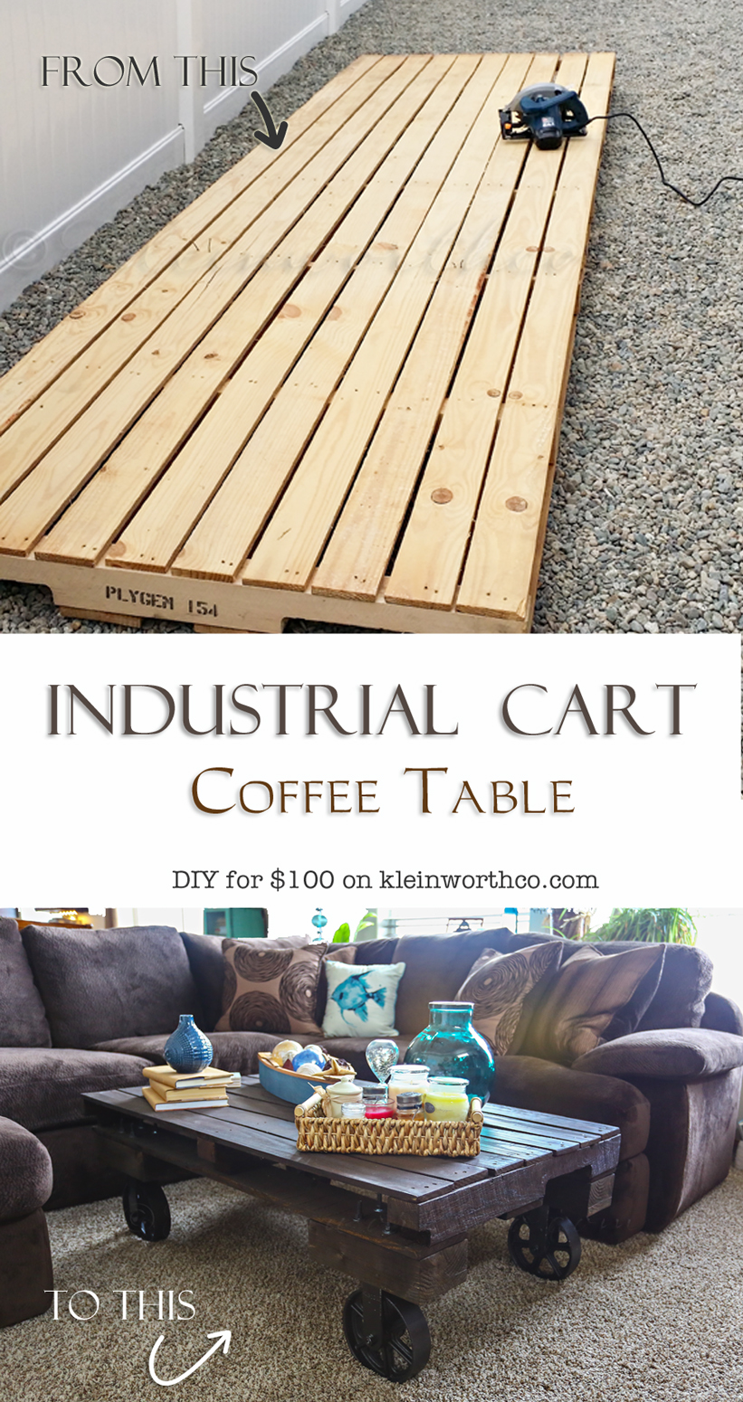 Industrial Cart Coffee Table