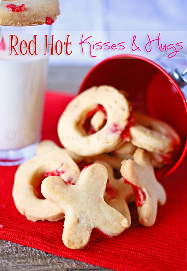Red Hot Kisses & Hugs Cookies