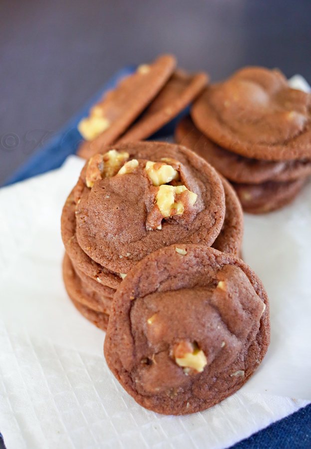 Chocolate Walnut Cookies