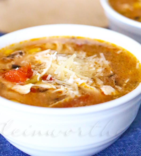 Crock Pot Chicken Enchilada Soup