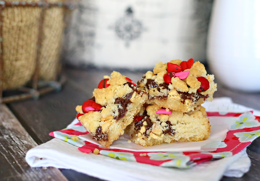 Valentine Shortbread Bars