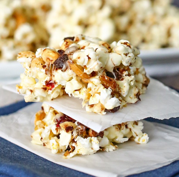 Marshmallow Popcorn Bars