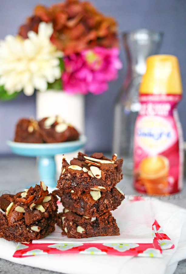 Chocolate Almond Cake Mix Bars