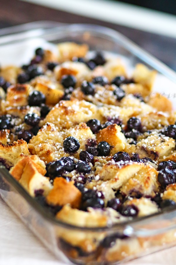 Blueberry Baked French Toast