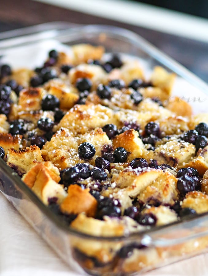 Blueberry Baked French Toast