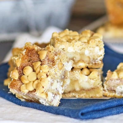 White Chocolate Macadamia Nut Blondies