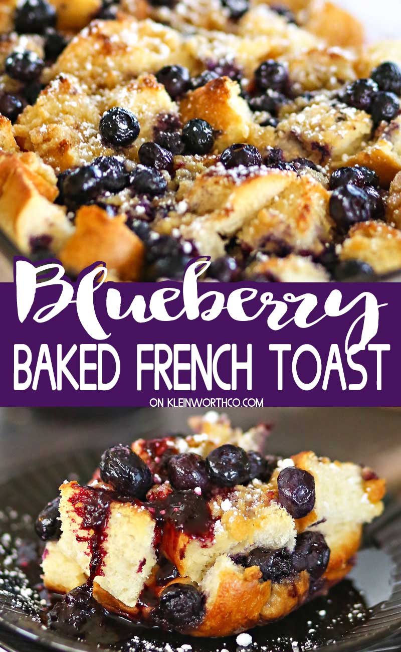 Blueberry Baked French Toast