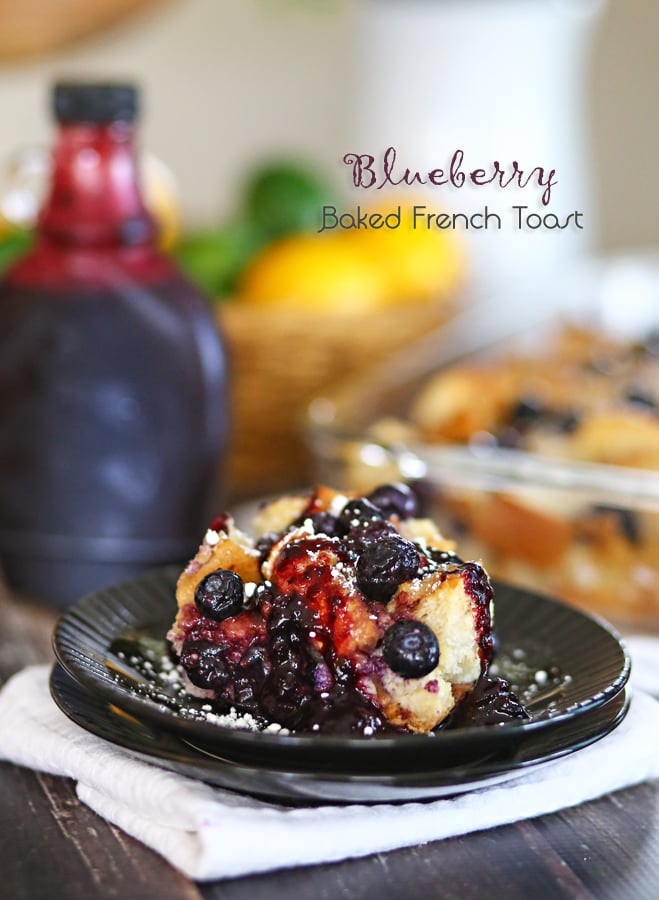 Blueberry Baked French Toast