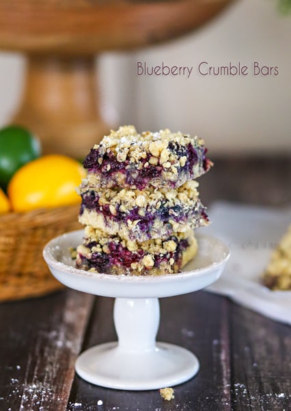 Blueberry Crumble Bars