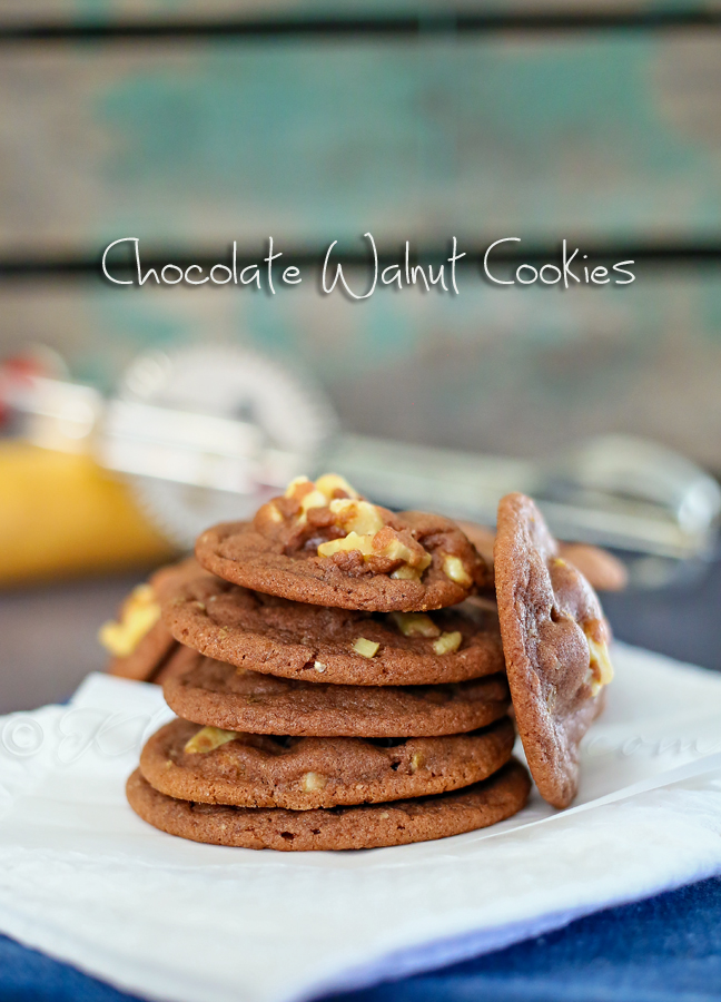 Chocolate Walnut Cookies