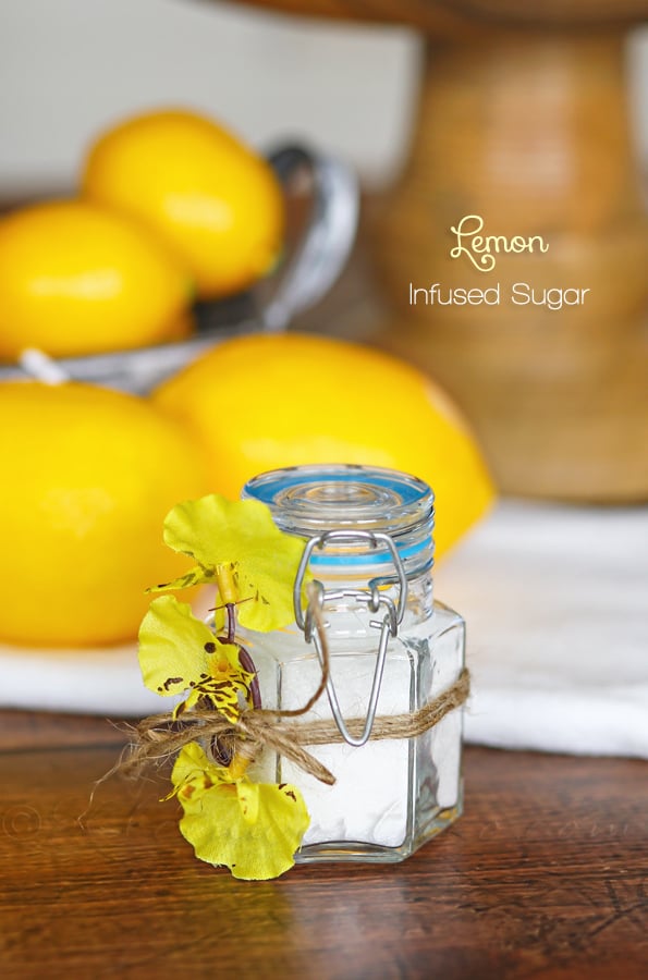 Lemon Infused Sugar