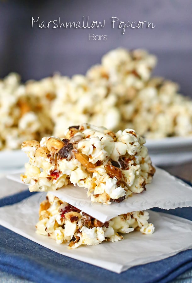 Marshmallow Popcorn Bars