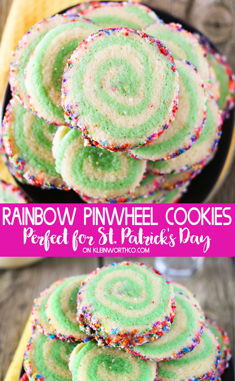 Rainbow Pinwheel Cookies