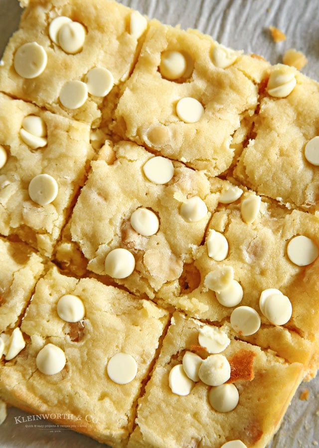 Macadamia Nut Blondies