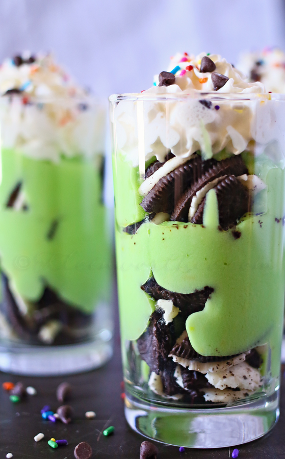 Leprechaun Dessert Shooters