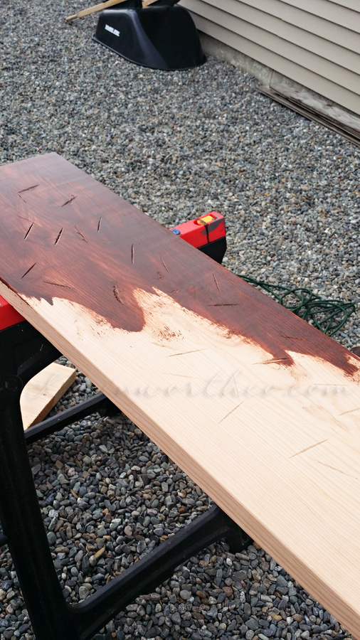 Industrial Sawhorse Desk