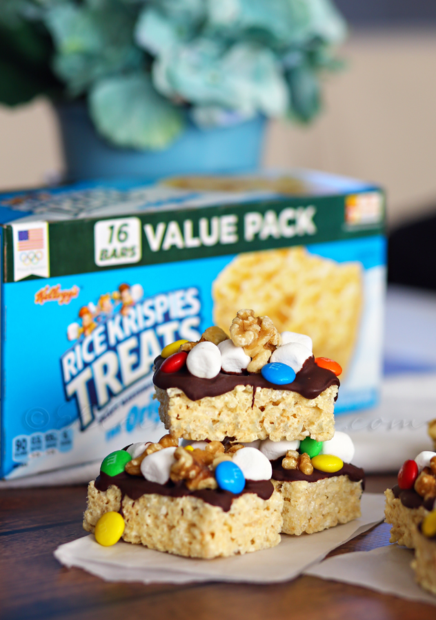 Rocky Road Krispies Treats