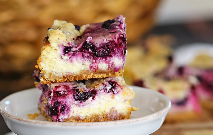 Blueberry Cheesecake Bars