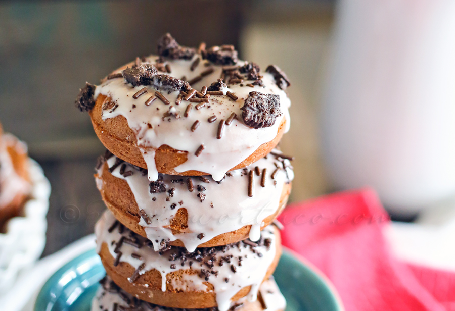 Oreo Cake Mix Donuts