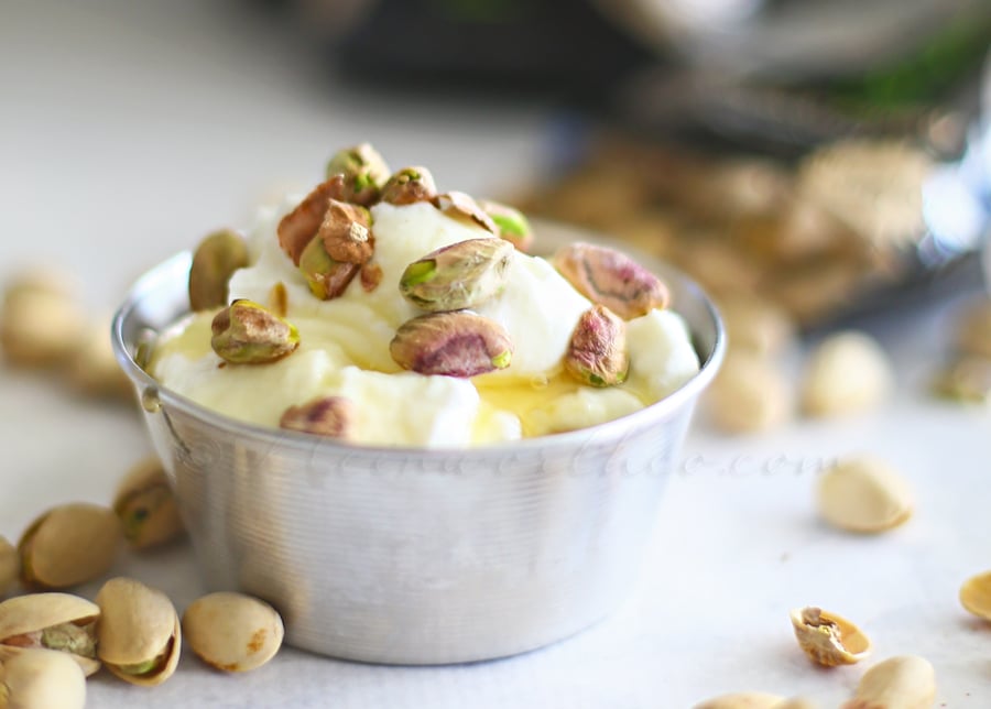 Pistachio & Honey Parfait