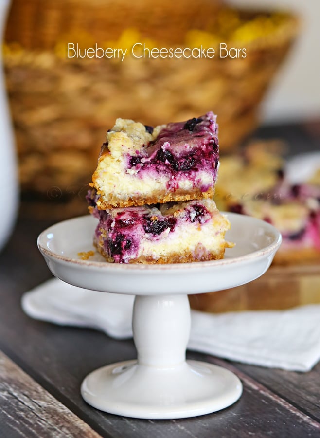 Blueberry Cheesecake Bars