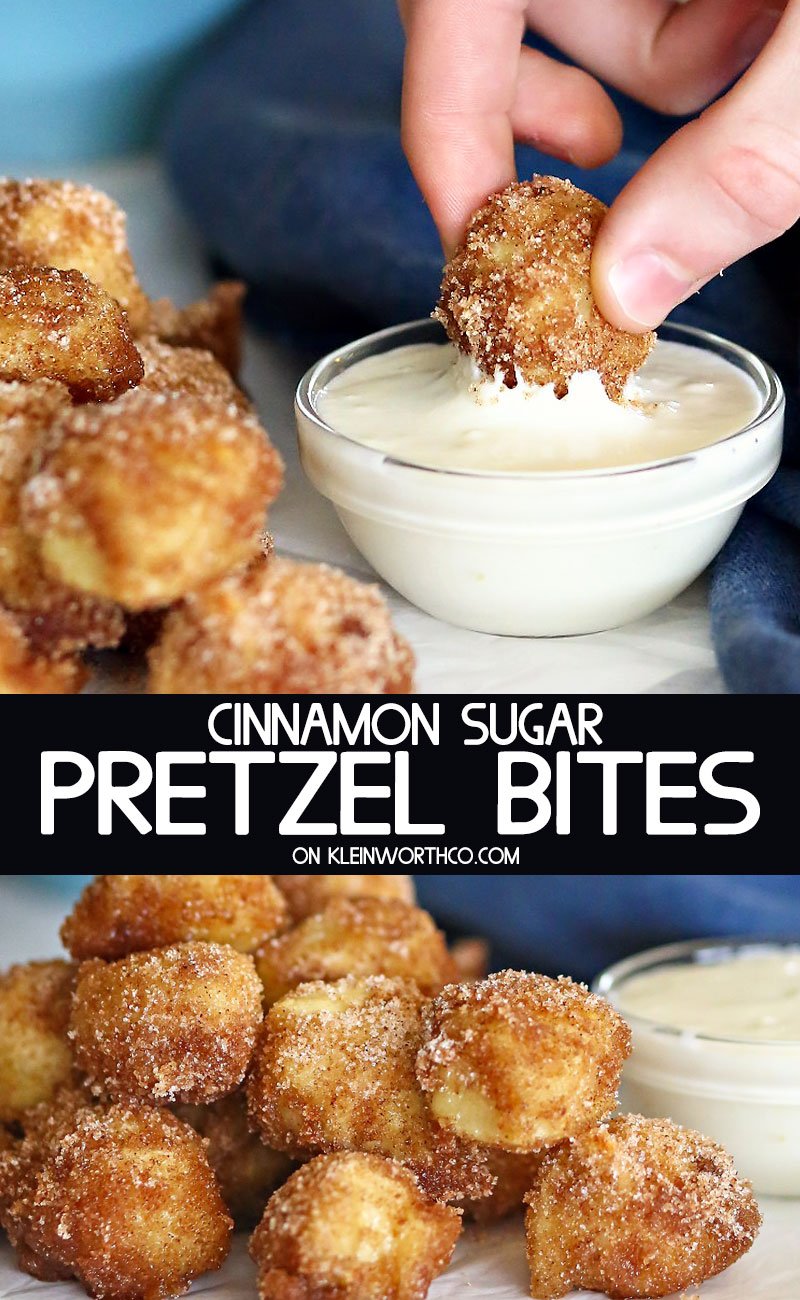 Cinnamon & Sugar Pretzel Bites