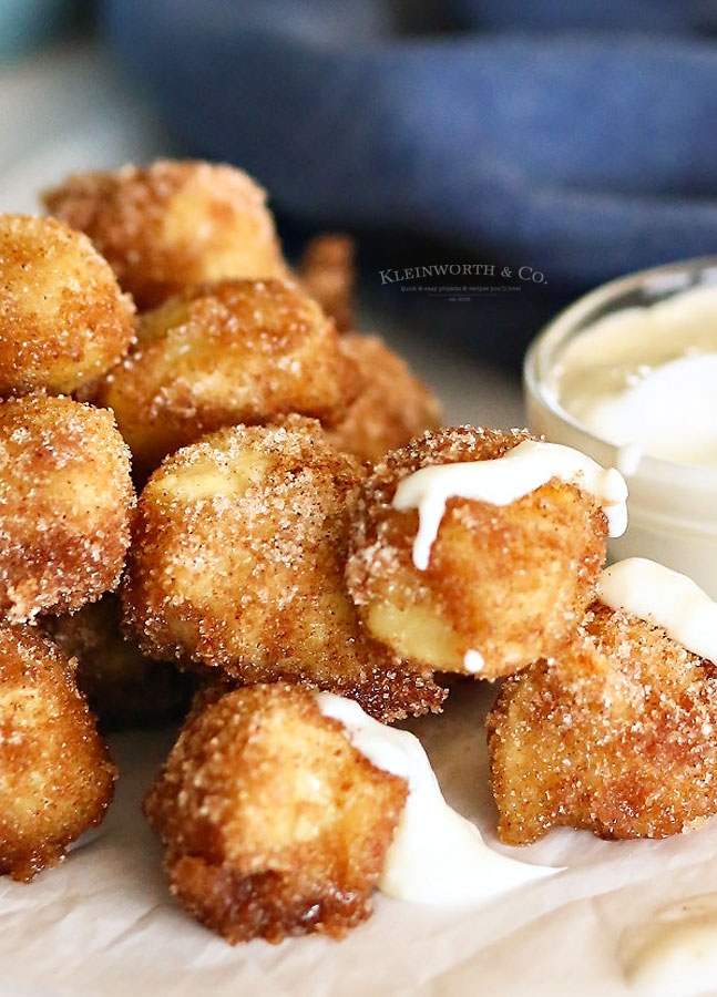 Cinnamon & Sugar Pretzel Bites recipe