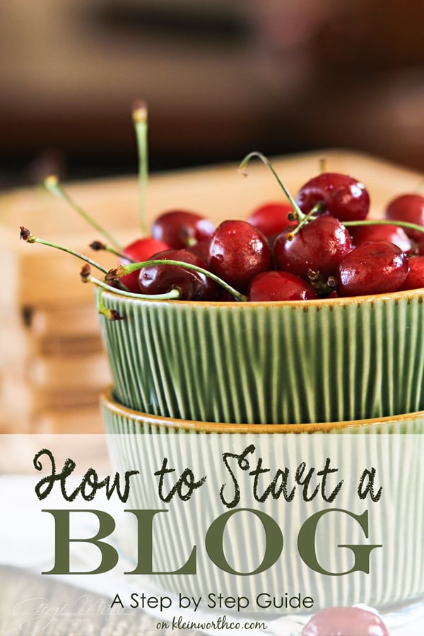 How to Start a Blog {A Step by Step Guide}