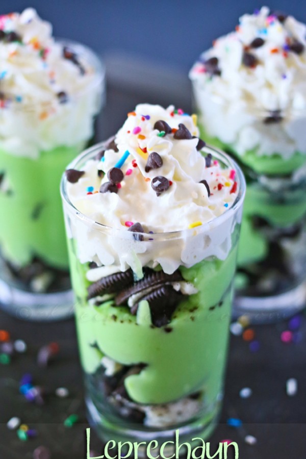 Leprechaun Dessert Shooters