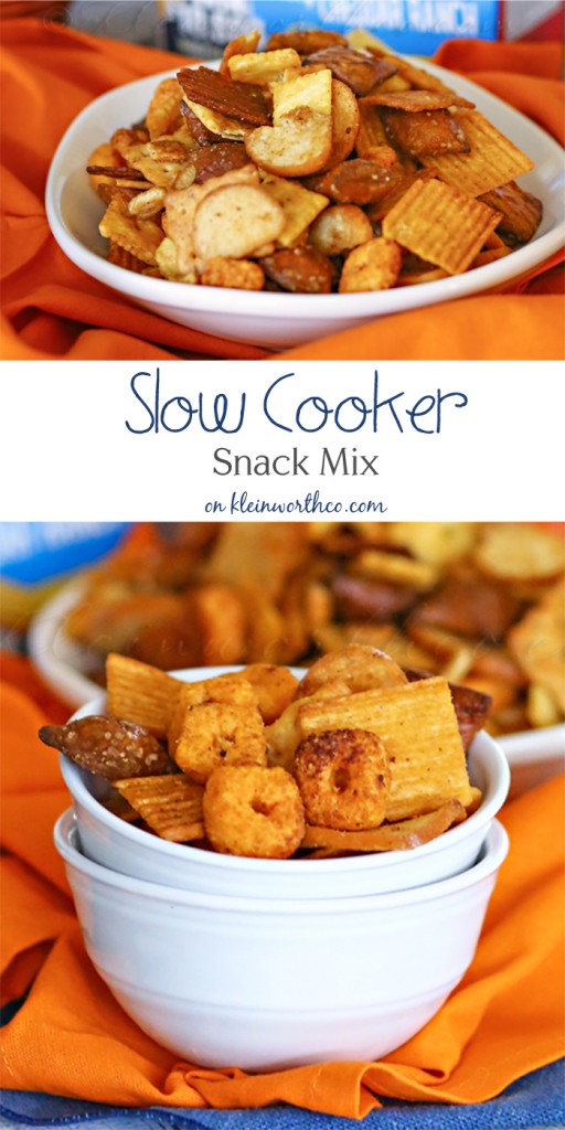 Slow Cooker Snack Mix Taste of the Frontier