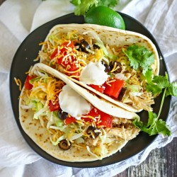 Crock Pot Chicken Tacos : Easy Family Dinner Ideas