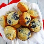 Blueberry White Chocolate Pancake Muffins