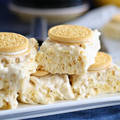 Golden Cookies & Cream Bars : Yummy Bar Recipes