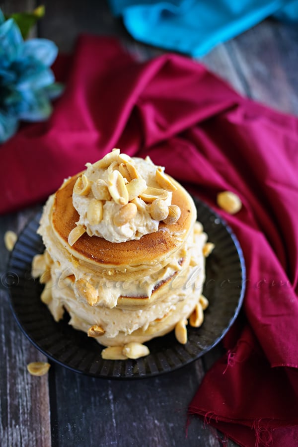 Peanut Butter Overload Pancakes