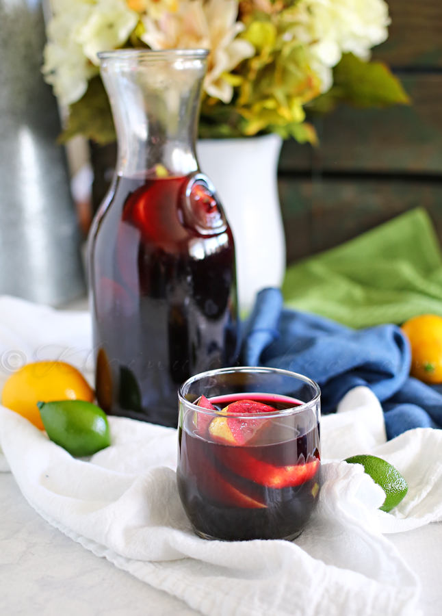 Sparkling Blueberry Sangria Mocktail from kleinwoethco.com