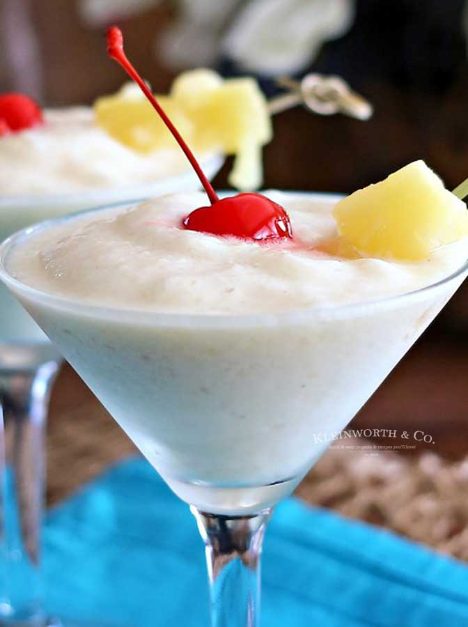 Non alcoholic pina colada