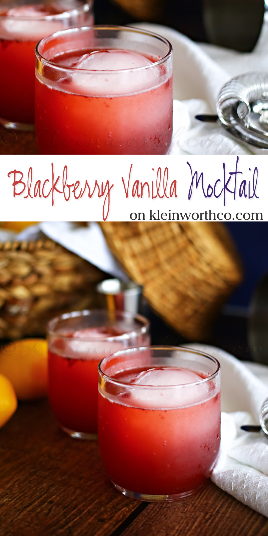 Blackberry Vanilla Mocktail : Mocktail Monday